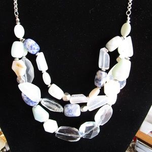 Loft Women's Multi Gemstone Strand with 3 Drops